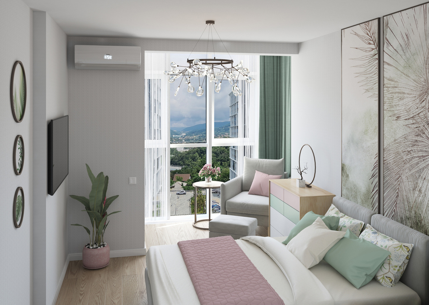 Квартира для девушки, ЖК "Сочи парк"